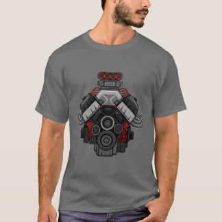 T-shirt Moteur V8 puissant
