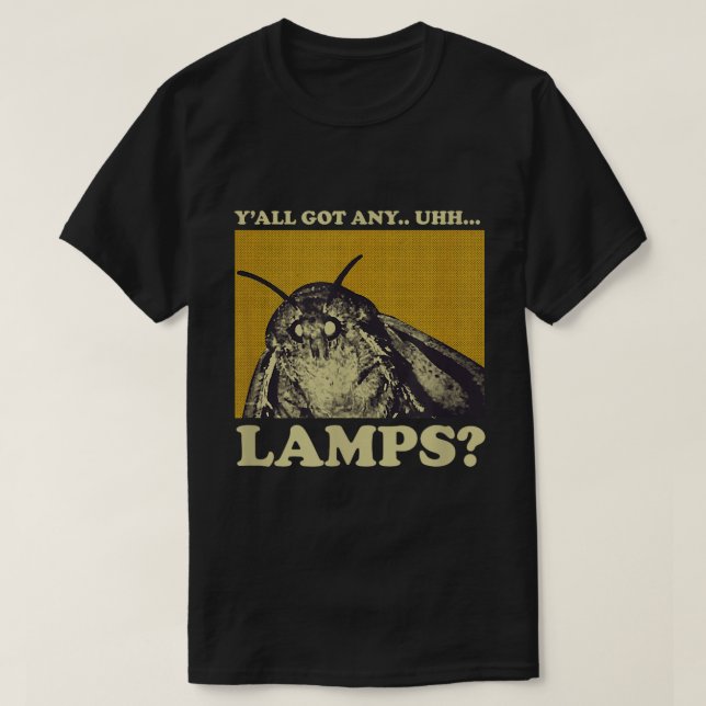 T-shirt Moth Meme Lamp Seeker Funny Design (Design devant)