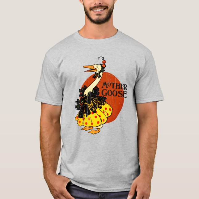 T-shirt Mother Goose du livre classique pour enfants (Devant)