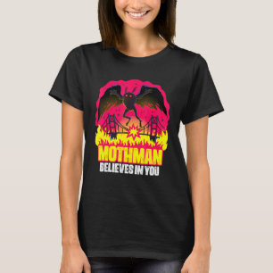 T-shirt Mothman Croit En Vous Folklore Déplaisant Cryptid 