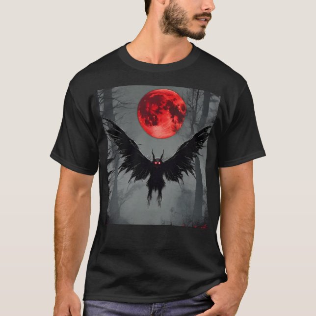 T-shirt Mothman Cryptid Unisex (Devant)