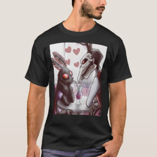 T-shirt Mothman et Jersey Devil On a Date Graphic T-Shir