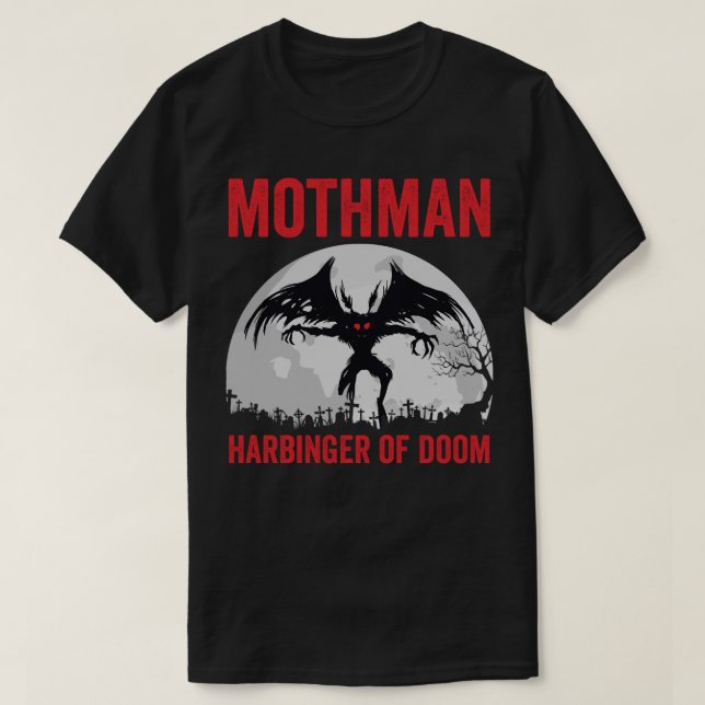 T-shirt Mothman Harbinger de Doom (Design devant)