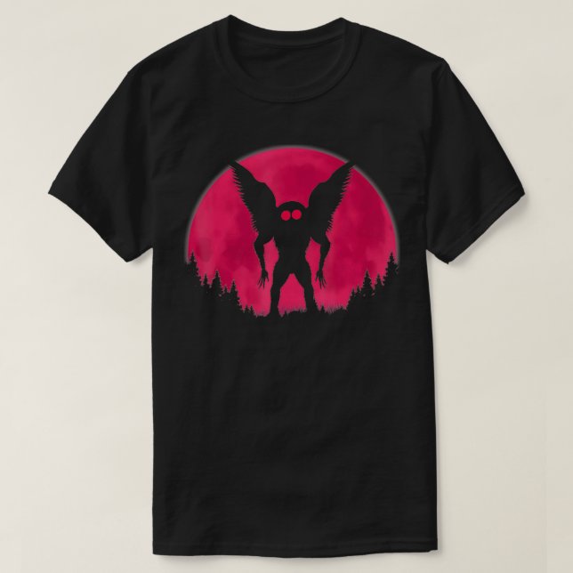 T-shirt Mothman Pleine Lune Cool Lumière Cryptid Pour Homm (Design devant)