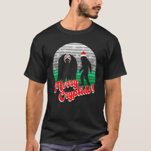 T-shirt Mothman Yéti Cryptide de Noël