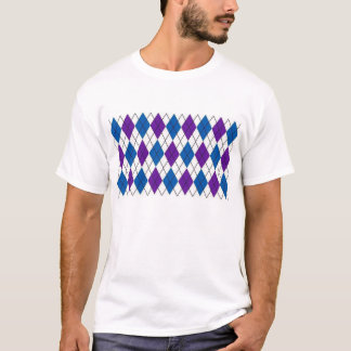 T-shirt Motif à motifs de losanges