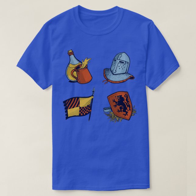 T-shirt Motif à thème médiéval (Design devant)