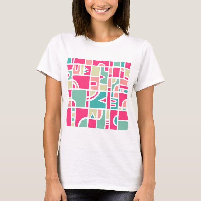 T-shirt Motif Abstrait 170715 (Devant)