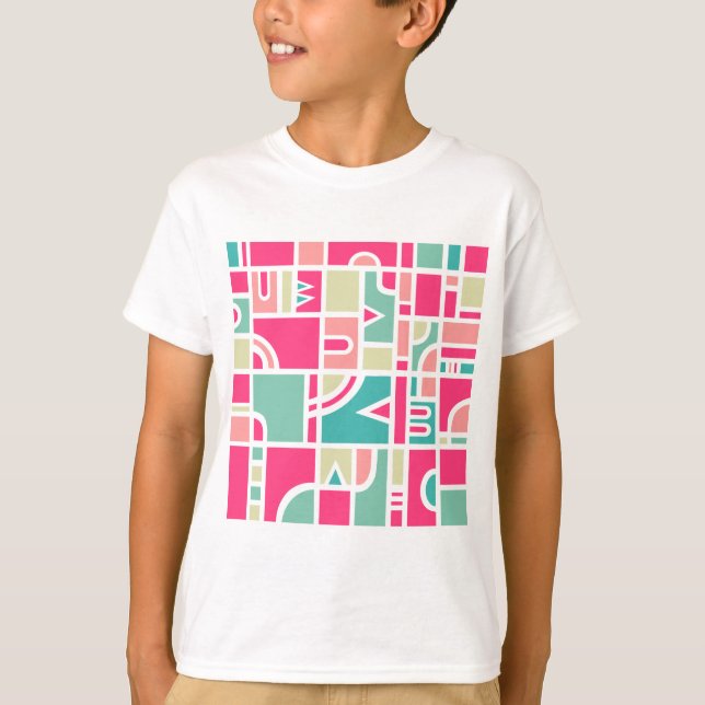 T-shirt Motif Abstrait 170715 (Devant)