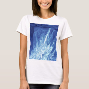 T-shirt Motif abstrait aquarelle