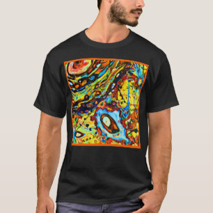 T-shirt Motif Abstrait Époustouflant