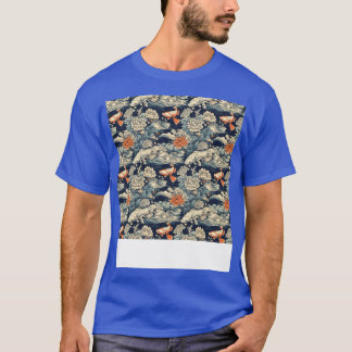 T-shirt Motif aquatique sans soudure Vie sous-marine Océan