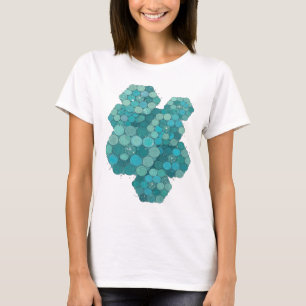 T-shirt Motif artistique argenté accrocheur UNKNWN