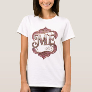 T-shirt Motif artistique ART ABSTRAIT Argent élégant