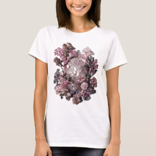 T-shirt Motif artistique ART ABSTRAIT Argenté Edgy