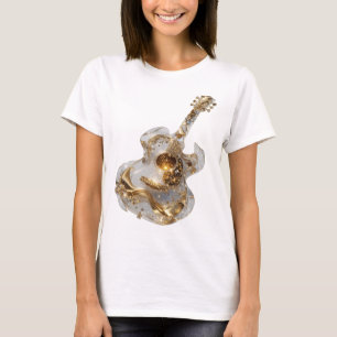 T-shirt Motif artistique ART ABSTRAIT argenté v2