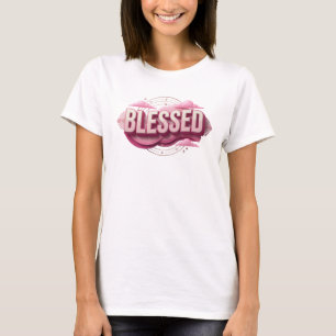 T-shirt Motif Artistique BLESSED Vibrant