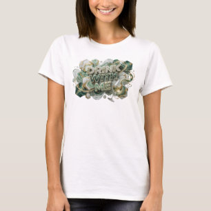 T-shirt Motif artistique boisson colorée branchée AVEC MOI