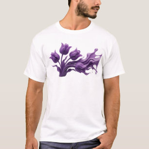 T-shirt Motif artistique de FLEUR ABSTRAITE Chic