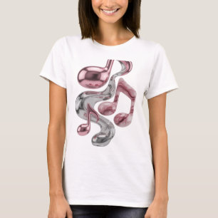 T-shirt Motif artistique ICONIQUE ARGENT MUSIQUE EN MOUVEM