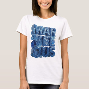 T-shirt Motif Artistique MERVEILLEUX Bleu Chic