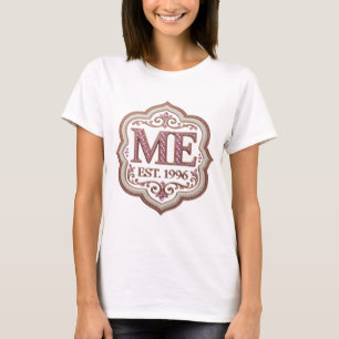 T-shirt Motif Artistique Or Classique ME EST 1996