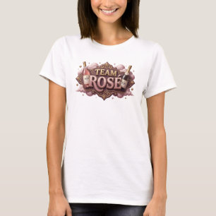 T-shirt Motif artistique Rose Moderne Rose