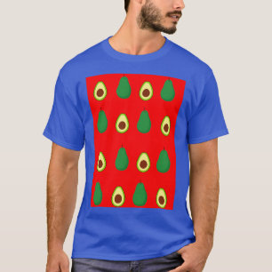 T-shirt Motif Avocado rouge