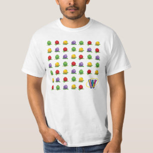 T-shirt Motif bleu de baie