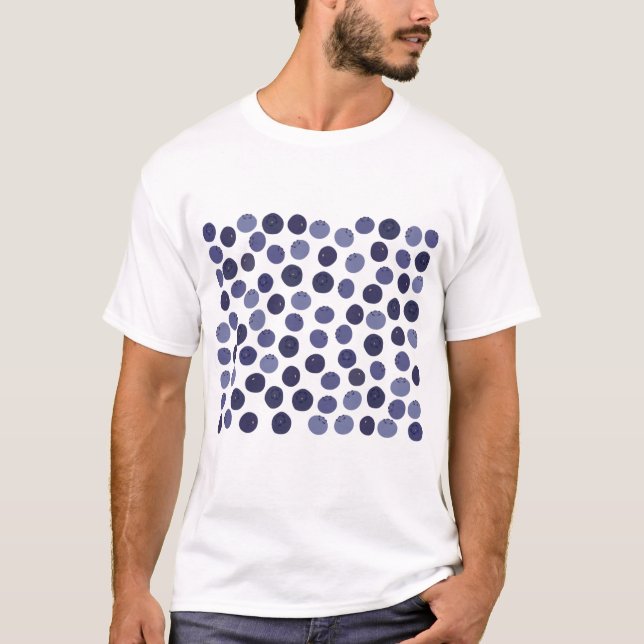 T-shirt Motif Blueberry (Devant)