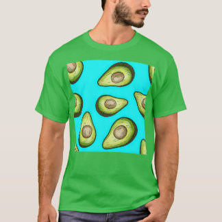 T-shirt Motif d'Avocado bleu