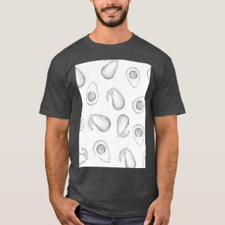 T-shirt Motif d'avocats monochromes