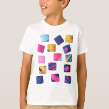 Motif de blocs colorés Abstraits