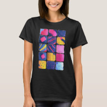 Motif de blocs colorés Abstraits
