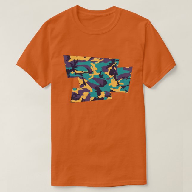 T-shirt Motif de caméra soufflé en milieu d'été Pixel (Design devant)