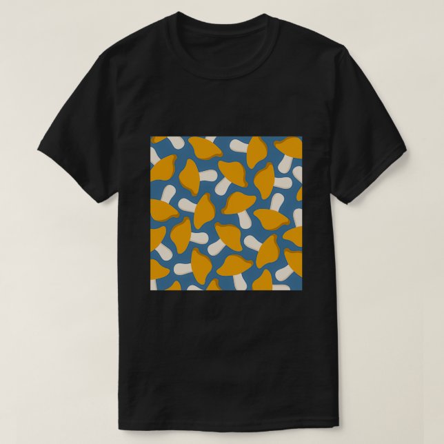 T-shirt Motif de champignons moyen (Design devant)