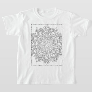 T-shirt Motif de chemise pour enfants (Mandala)