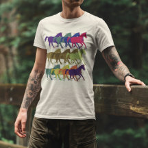 Motif de chevaux, Animaux de ferme