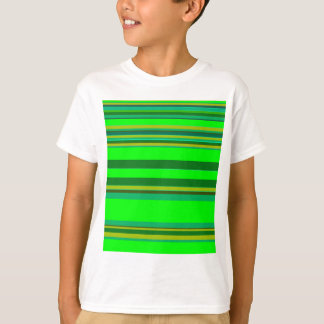 T-shirt Motif de concepteur Customisé de bande verte color