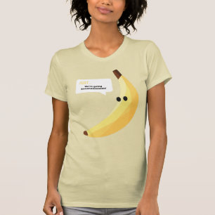 T-shirt Motif de fête drôle de jeux de mots sur la banane,