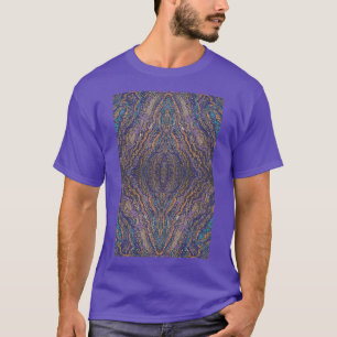 T-shirt Motif de formation de fer à bande trois