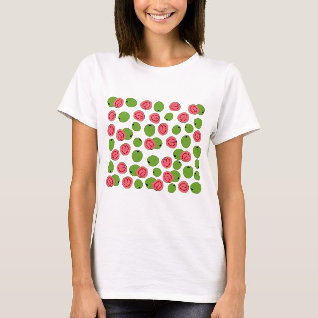T-shirt Motif de fruits de goyave (Devant)