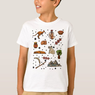 T-shirt Motif de la fête nationale australienne Koala Kang
