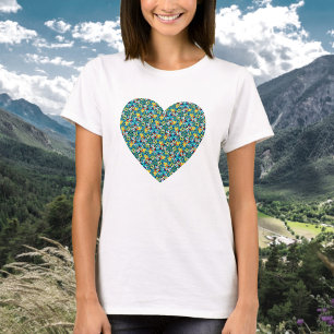 T-shirt Motif de la fête pétale