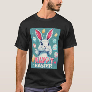 T-shirt Motif de lapin de Pâques mignon, Lapin de Pâques,