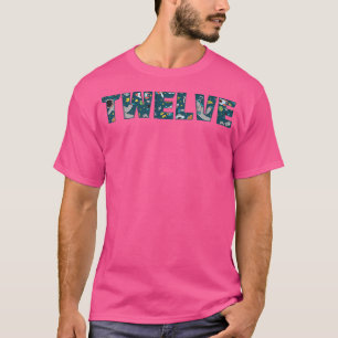 T-shirt Motif de l'astronaute spatiale mignon Douze, 12e a