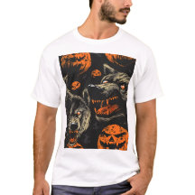 Motif de loup-garou à terre