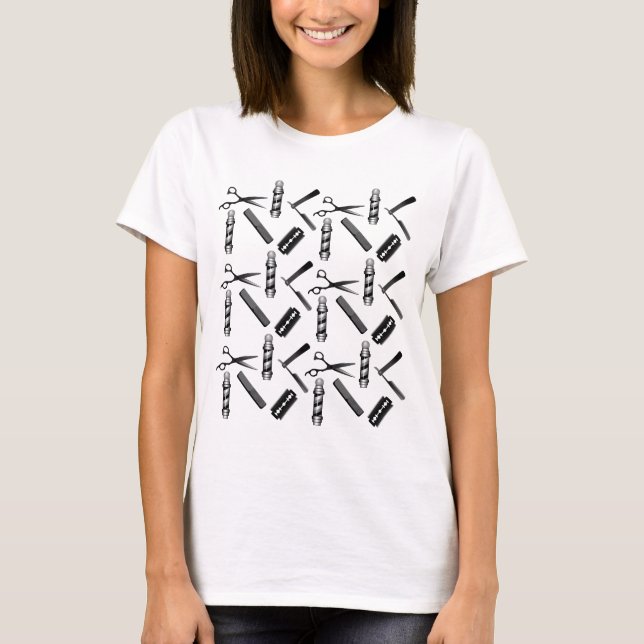T-shirt Motif de magasin Barber (Devant)