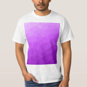T-shirt Motif de maillage géométrique dégradé de lavande v