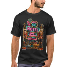 Motif de Noël de motel Route 66 Casse-Noisette Néo